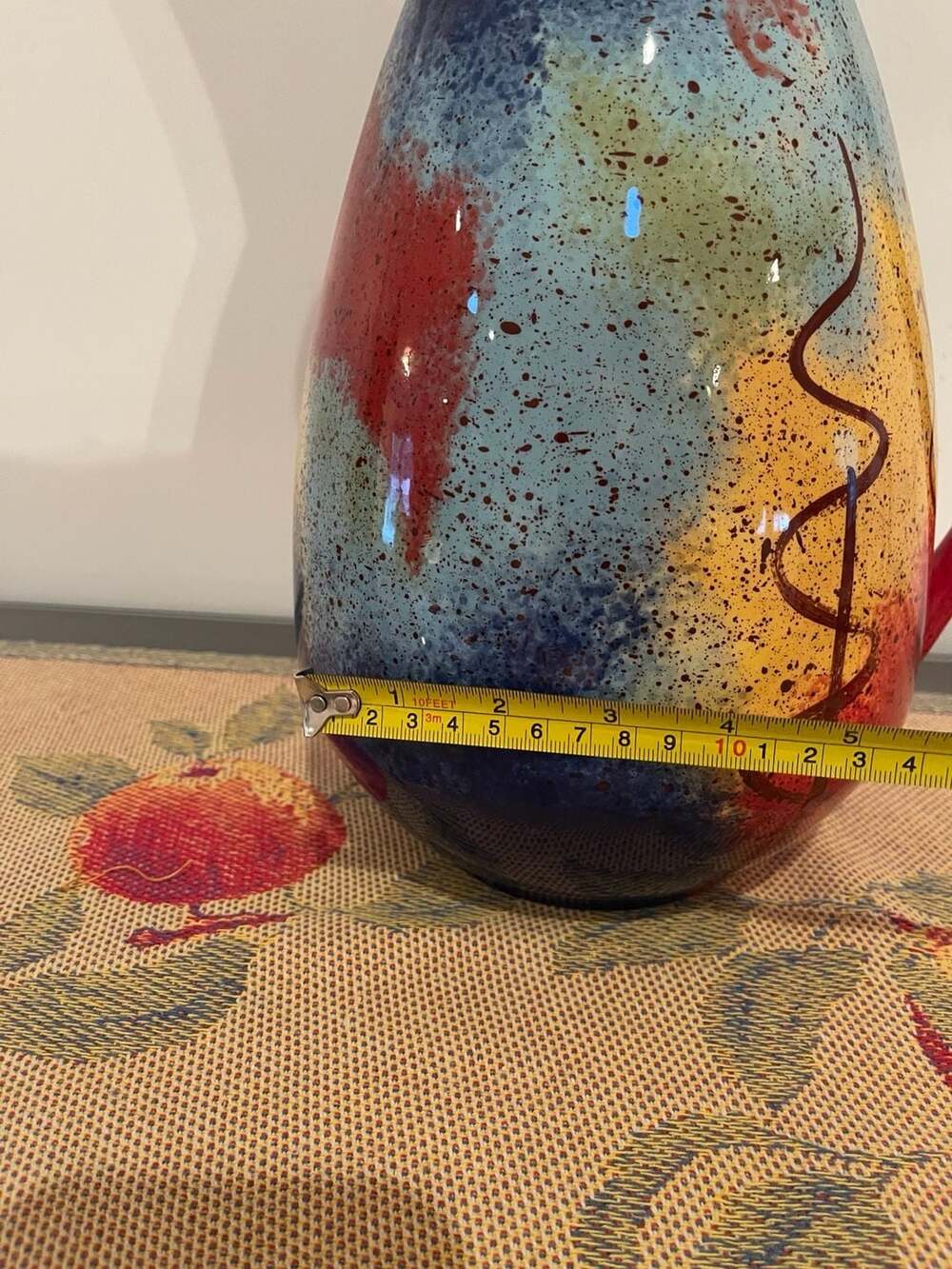 Pfaltzgraff Sedona 72oz Hand Painted Ceramic Pitcher - Picture 9 of 10